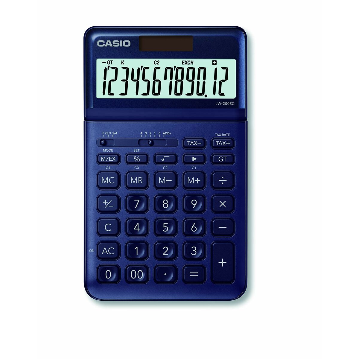Calcolatrice Casio JW-200SC-NY Azzurro Plastica - Immagine 2