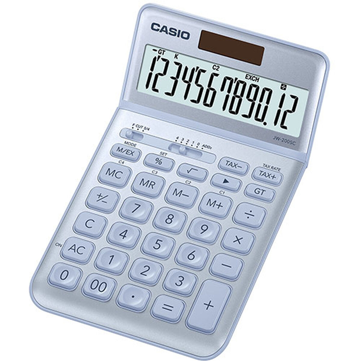 Calcolatrice Casio JW-200SC-BU Azzurro Plastica - Immagine 2