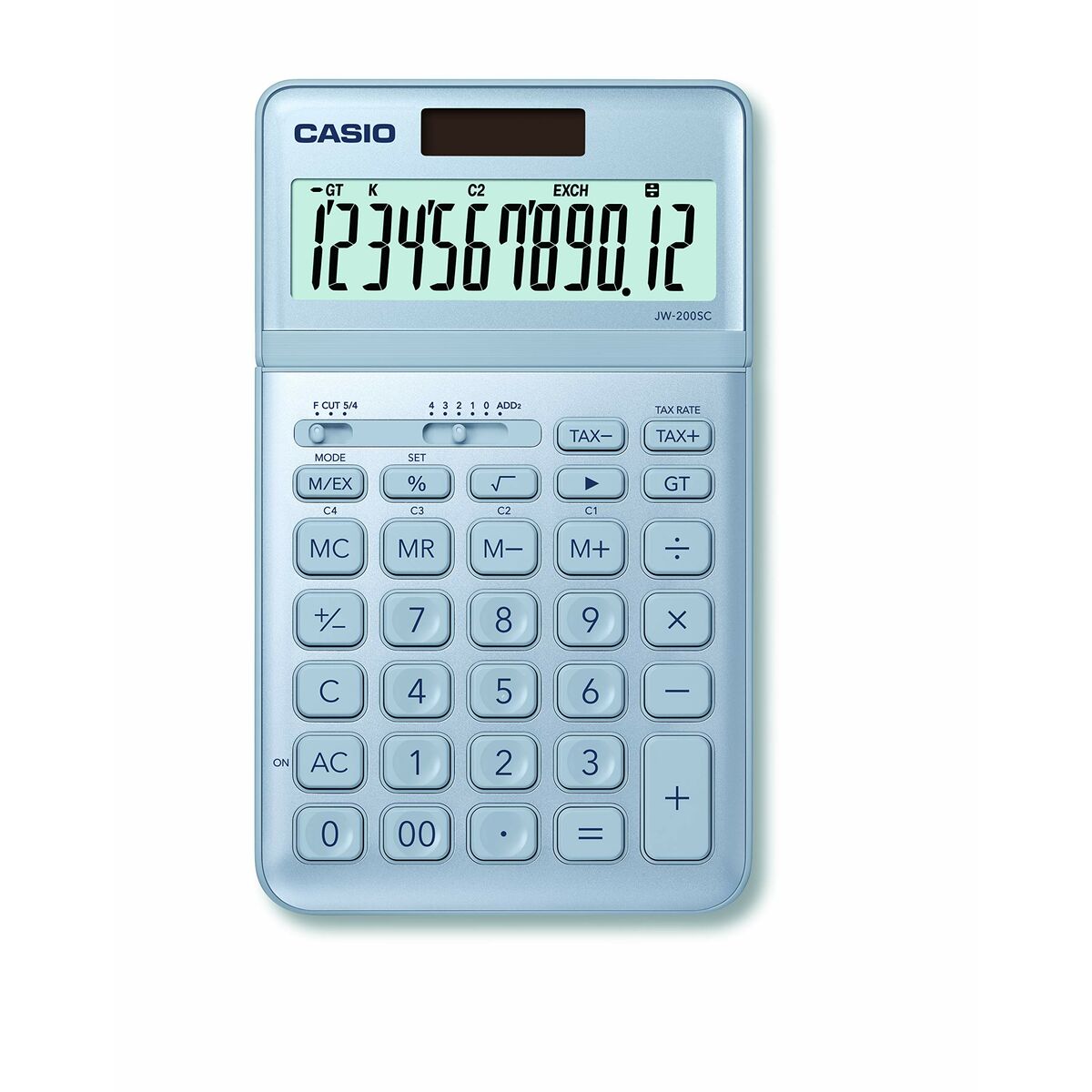 Calcolatrice Casio JW-200SC-BU Azzurro Plastica - Immagine 4