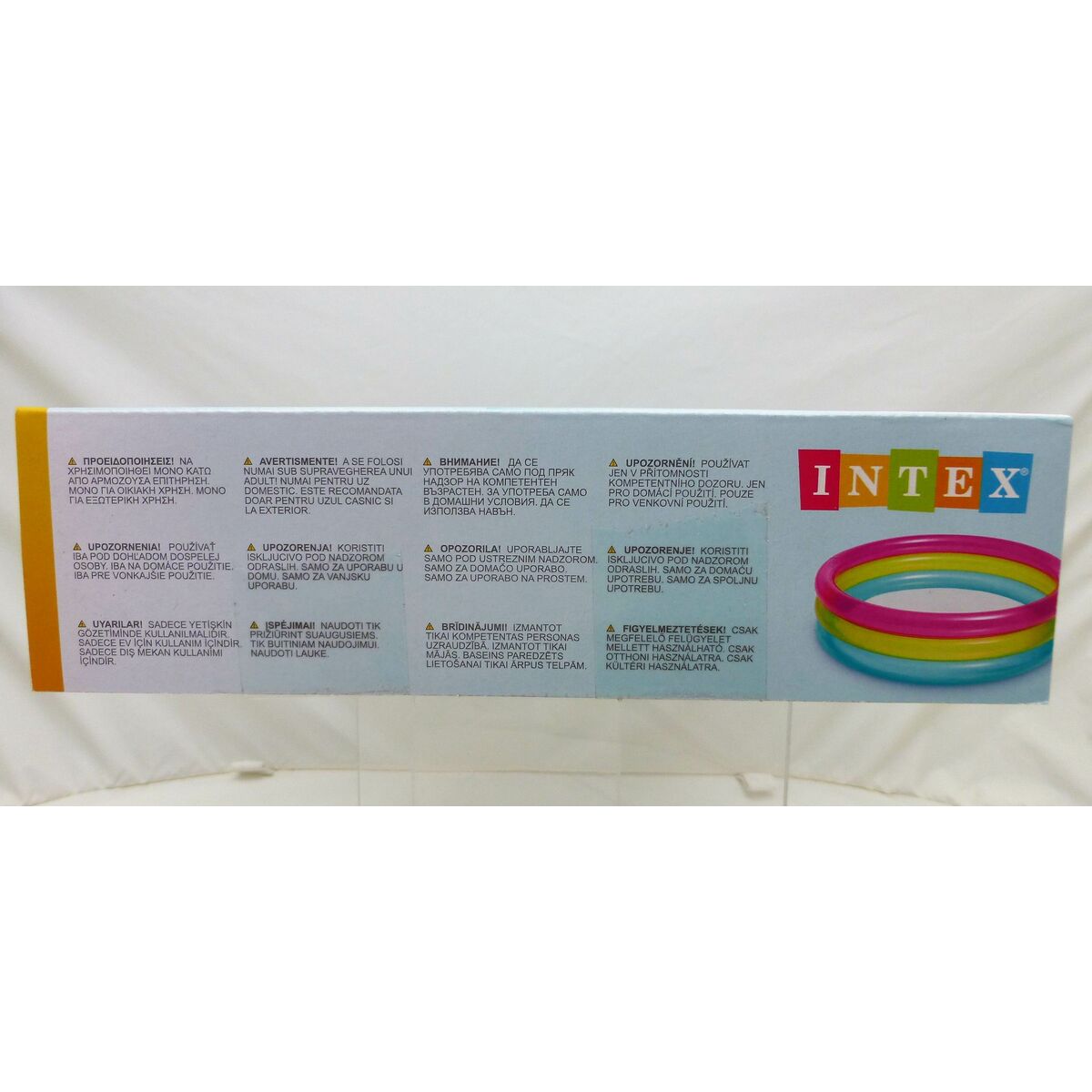 Piscina Gonfiabile per Bambini Intex Arcobaleno Anelli 63 L 86 x 25 x 86 cm (12 Unità) - Immagine 8
