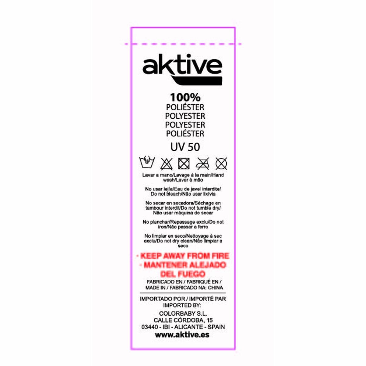 Ombrellone Aktive 200 x 203,5 x 200 cm 200 x 207 x 200 cm (6 Unità) - Immagine 4