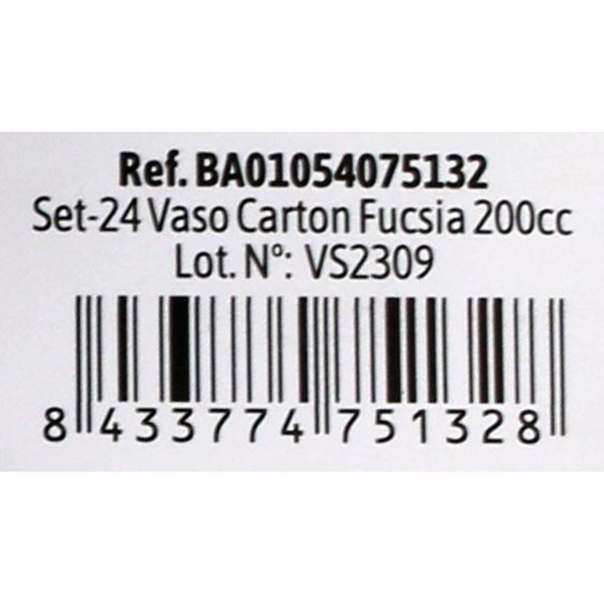 Set di Bicchieri Algon Cartone Monouso 200 ml Fucsia 36 Unità (24 Pezzi) - Immagine 3