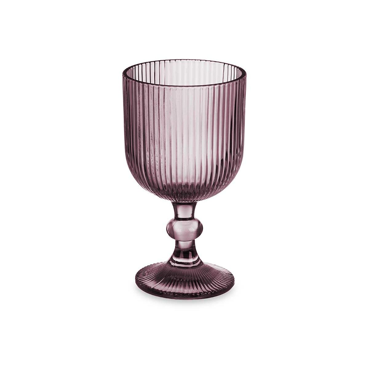 Calice per vino Vivalto Rosa Vetro 260 ml Righe (6 Unità) - Immagine 2