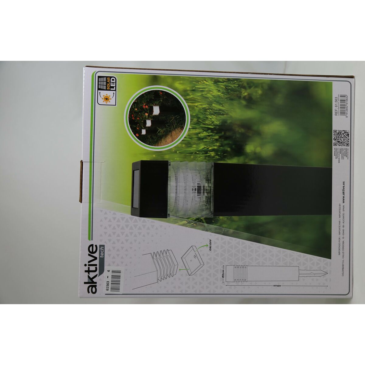 Set di picchetti solari da giardino Aktive 4 Pezzi Plastica 6 x 39,5 x 6 cm (4 Unità) - Immagine 8