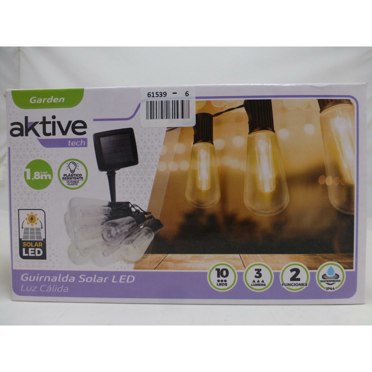 Ghirlanda di Luci LED Aktive LED 200 x 11 x 4 cm (6 Unità) - Immagine 8