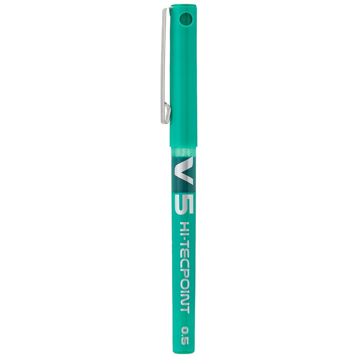 Penna a inchiostro liquido Pilot V-5 Hi-Tecpoint Verde 0,3 mm (12 Unità) - Immagine 2