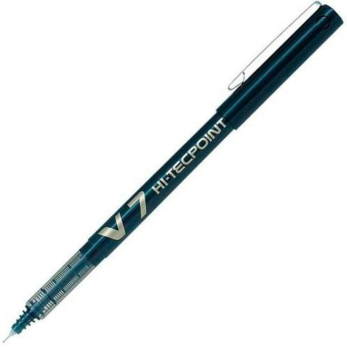 Penna a inchiostro liquido Pilot V-7 Hi-Tecpoint Nero 0,5 mm (12 Unità) - Immagine 2