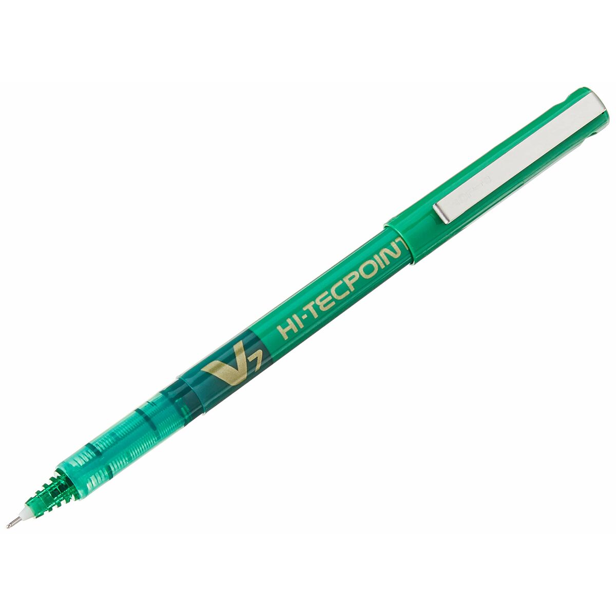 Penna a inchiostro liquido Pilot V-7 Hi-Tecpoint Verde 0,5 mm (12 Unità) - Immagine 2