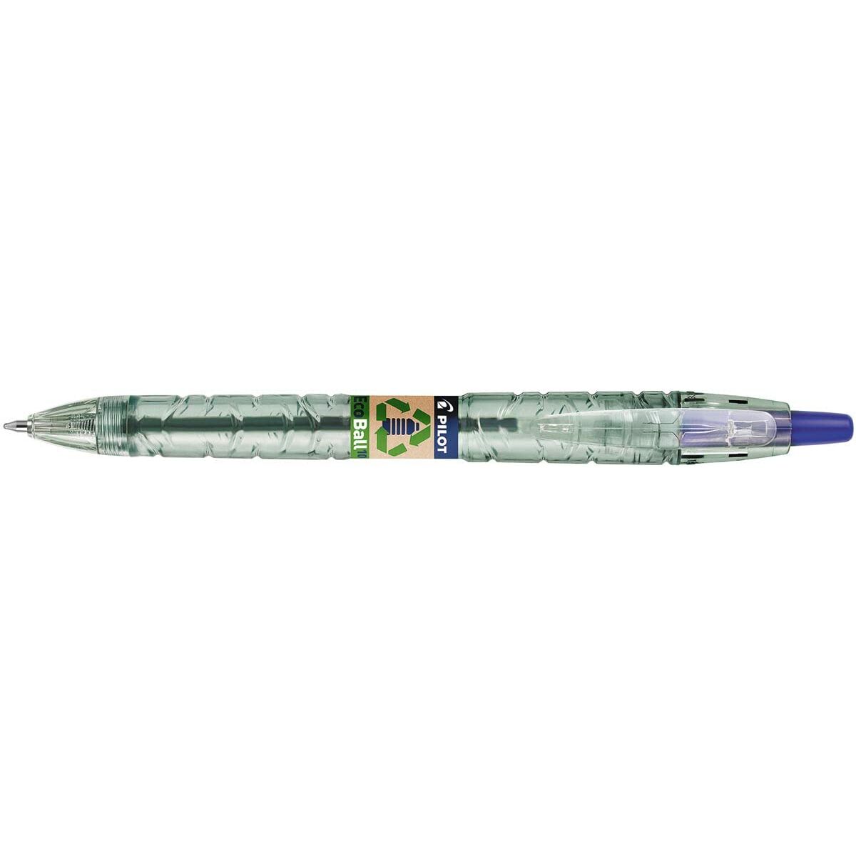 Penna Pilot Ecoball Plastica riciclata Azzurro 1 mm (10 Unità) - Immagine 2