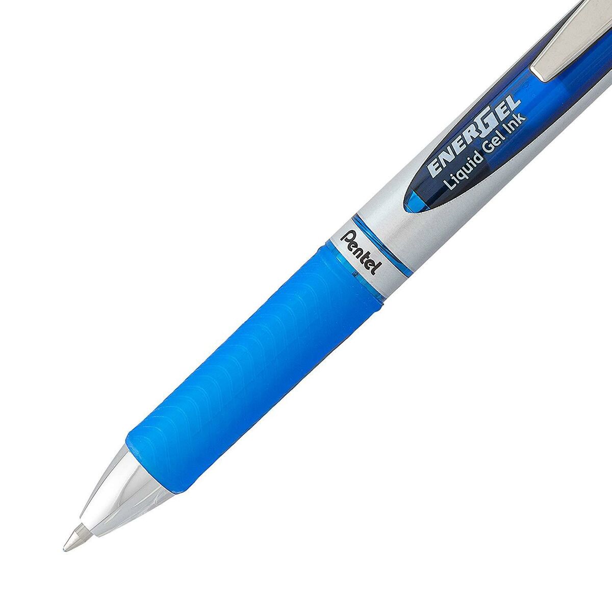 Penna gel Pentel Energel XM Klick 0.7 Azzurro 12 Pezzi - Immagine 2