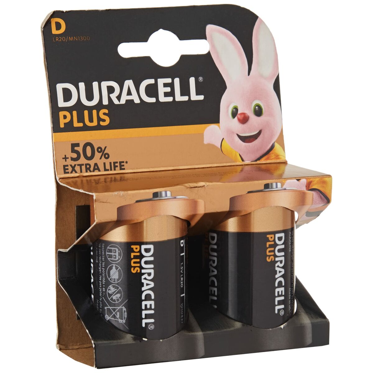 Batterie Alcaline LR20 DURACELL Plus Power  D - Immagine 2