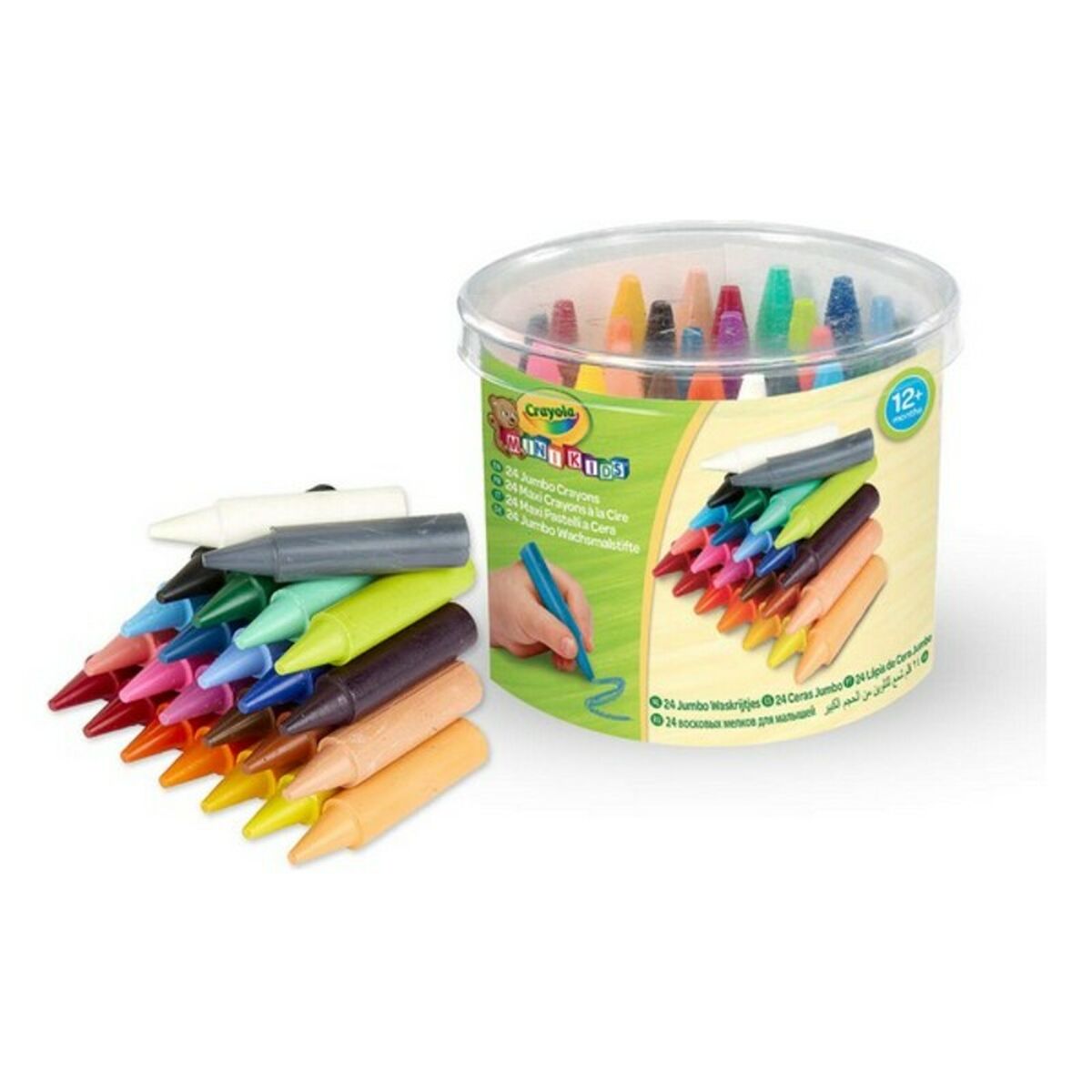 Colori a Cera Crayola 2.0784 Lavabili (24 pcs)