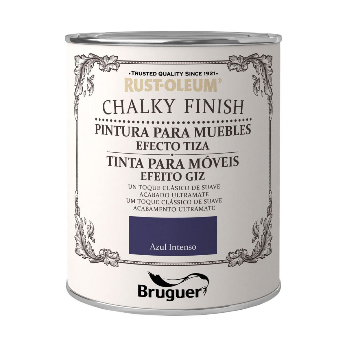 Pittura Bruguer Chalky Finish Azzurro 750 ml - Immagine 3