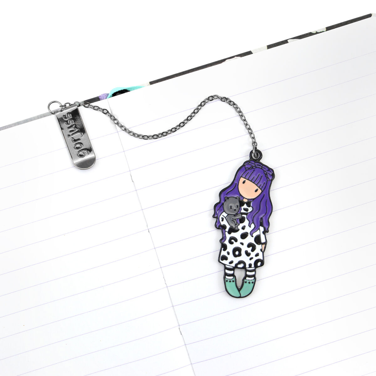 Set di Cancelleria Gorjuss Smitten kitten Viola Nero Bianco - Immagine 2