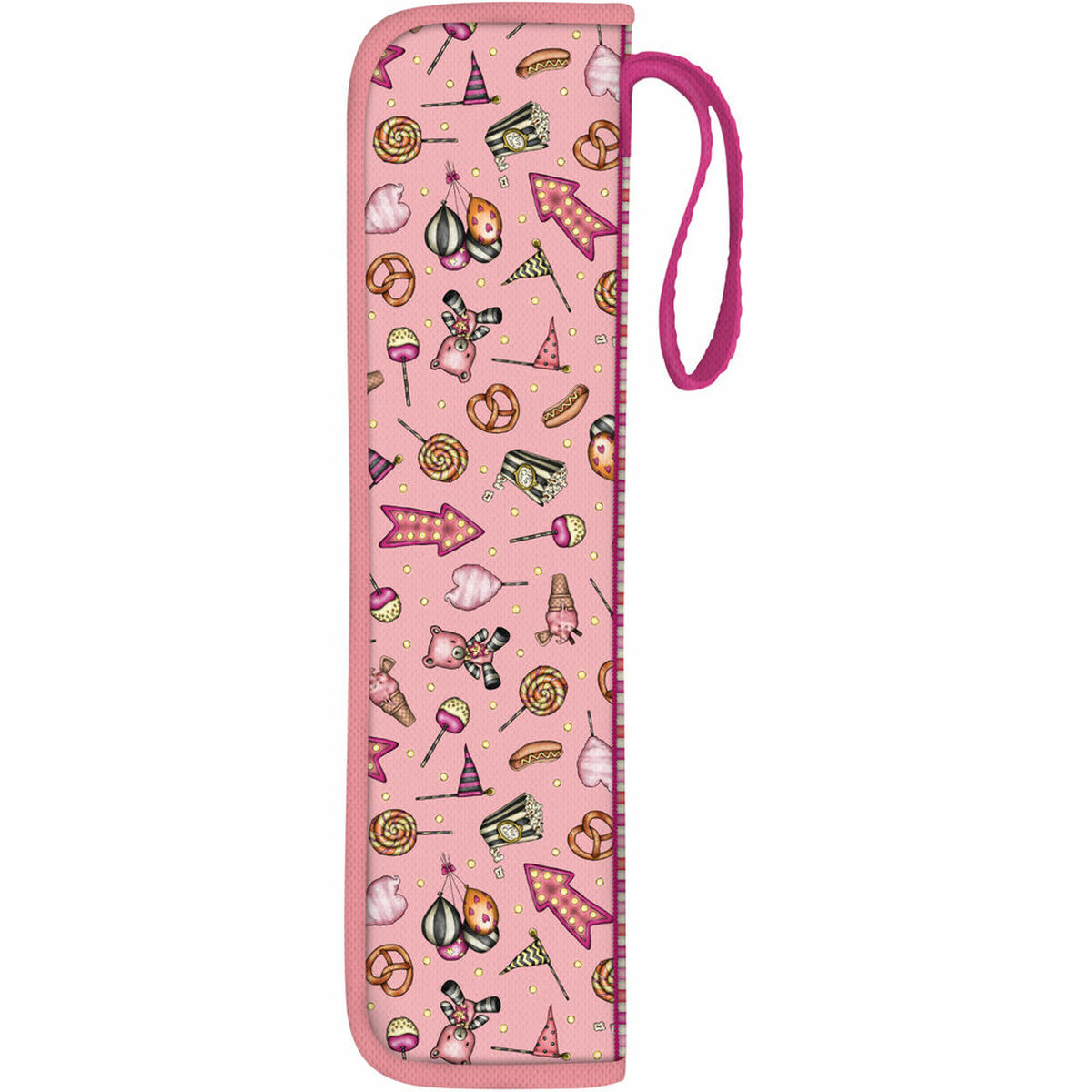 Portaflauto Gorjuss Carousel Salmone 10 x 36 x 2.5 cm - Immagine 2