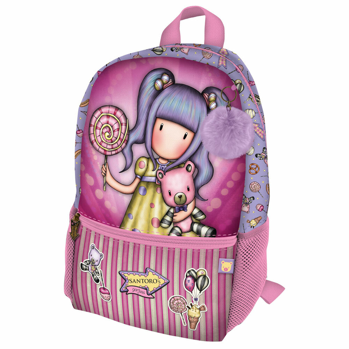 Zaino Scuola Gorjuss First prize Lilla 26 x 34 x 11.4 cm