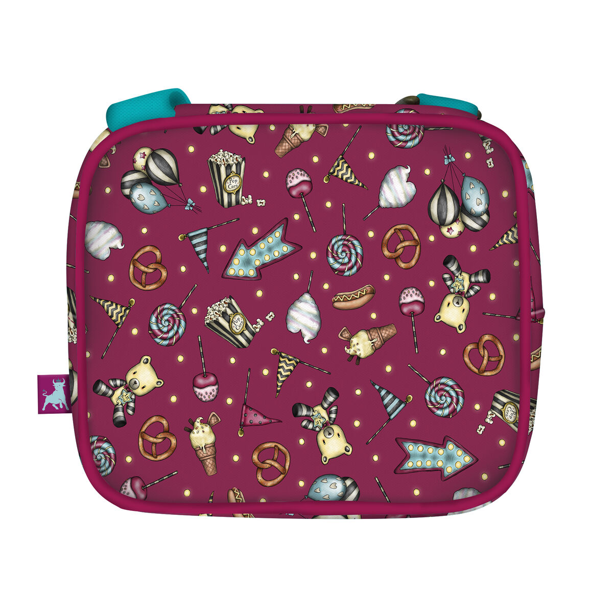 Borsa a Tracolla Gorjuss Fireworks Rosso Granato (16.5 x 15 x 6.5 cm) - Immagine 2