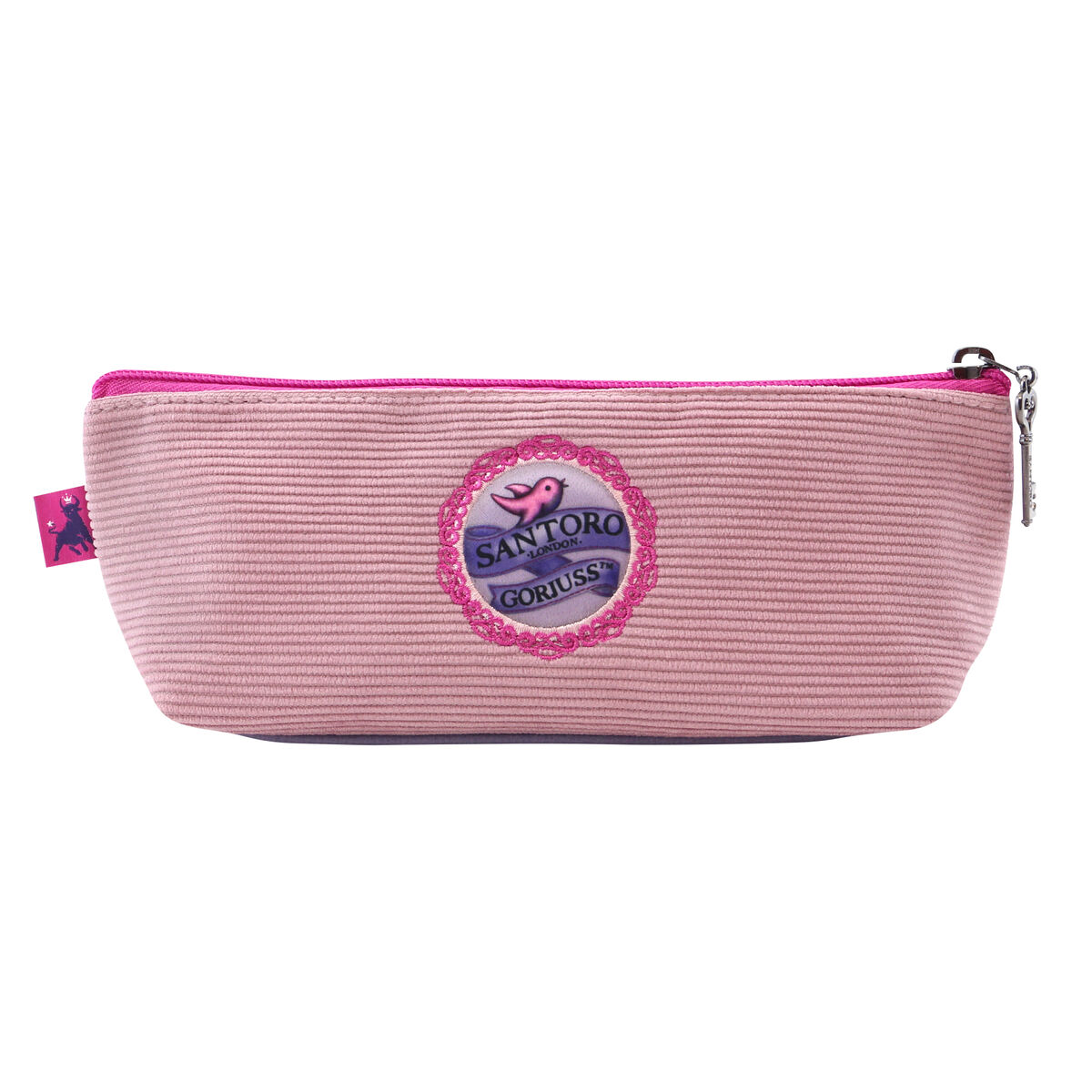 Astuccio Scuola Gorjuss Cheshire cat Rosa Viola (22.3 x 8.8 x 5.7 cm) - Immagine 2