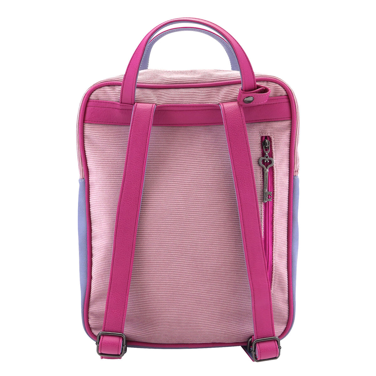 Zaino Gorjuss Cheshire cat Rosa Viola (27 x 10 x 37 cm) - Immagine 3