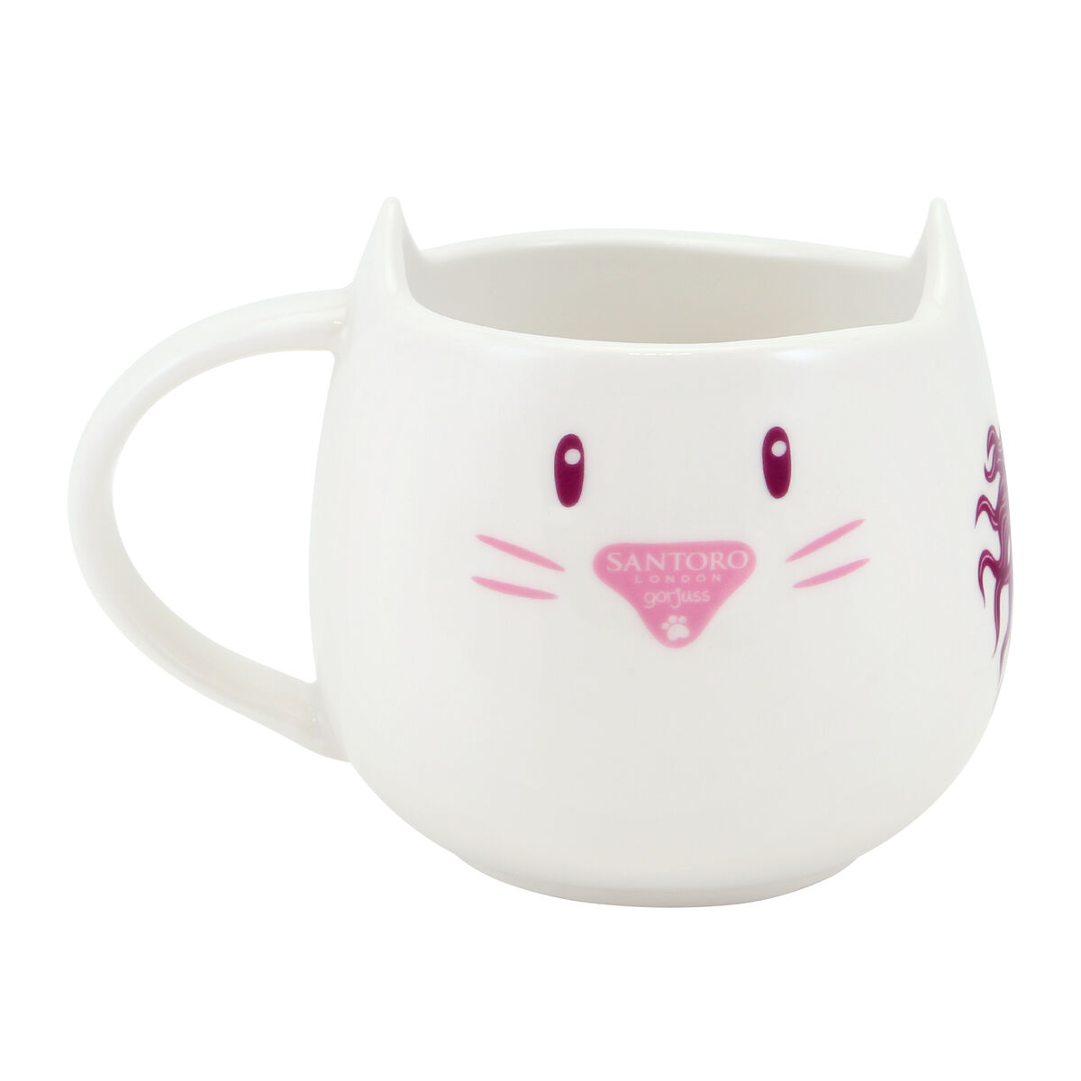 Tazza con Piatto Gorjuss Purrrrrfect love Ceramica Sottobicchieri Tazza - Immagine 3