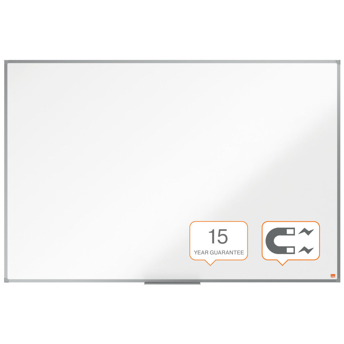 Lavagna magnetica Nobo Essence Bianco Acciaio 150 x 100 cm - Immagine 2