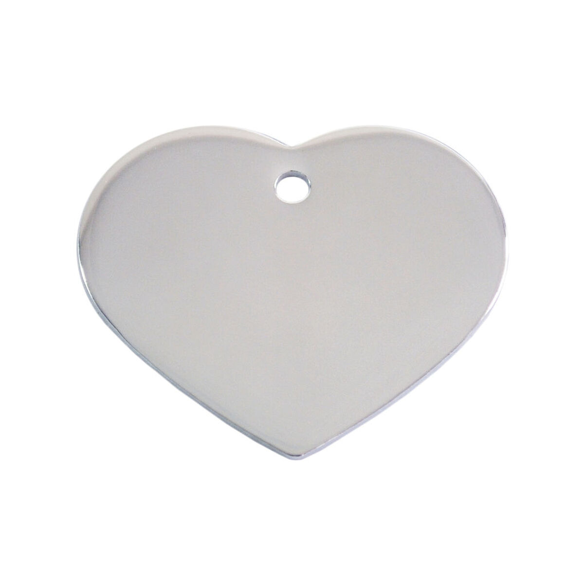 Targhetta per collana Imarc Heart Argentato