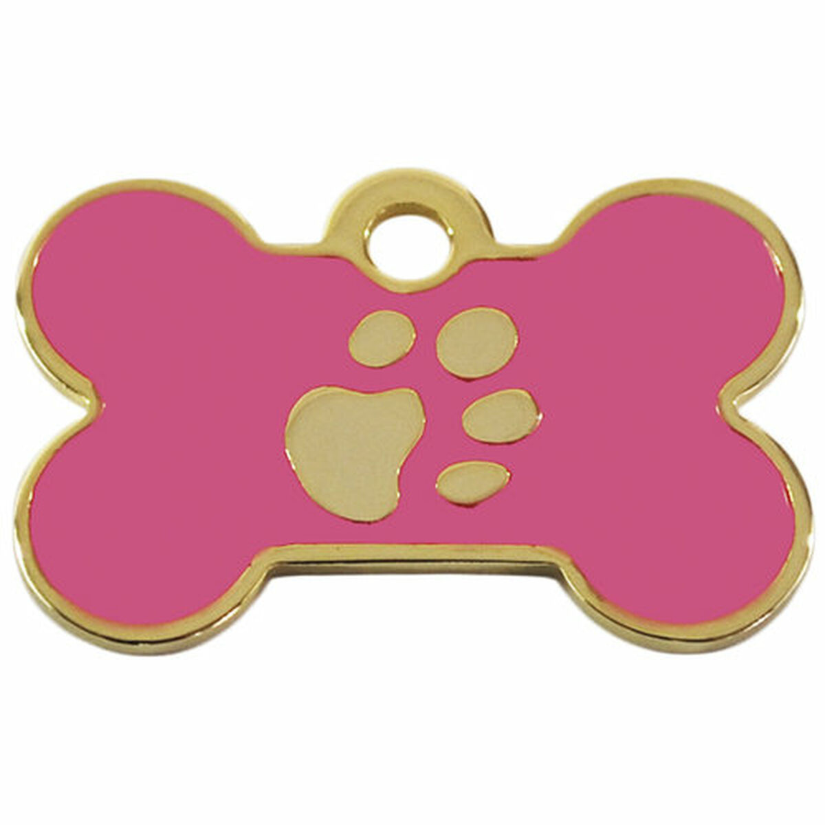 Targhetta per collana Imarc Bone Rosa Dorato - Immagine 2