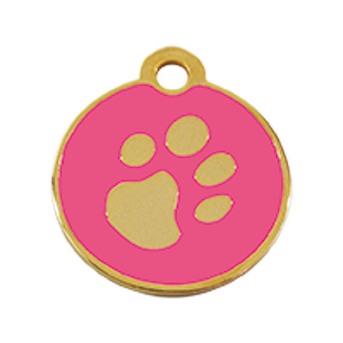 Targhetta per collana Imarc Circle Rosa Dorato - Immagine 1