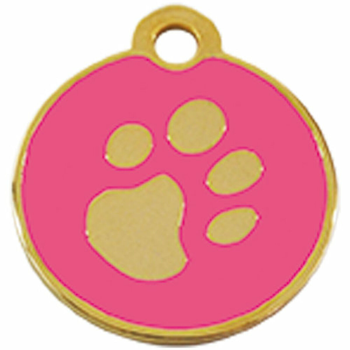 Targhetta per collana Imarc Circle Rosa Dorato - Immagine 2