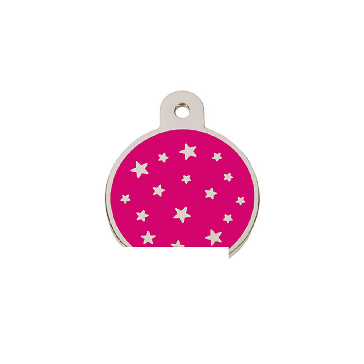 Targhetta per collana Imarc PetScribe Passion Rosa Argento