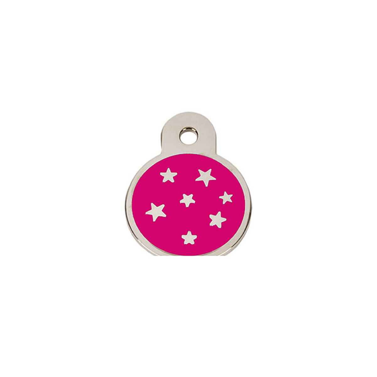 Targhetta per collana Imarc PetScribe Passion Rosa Argento
