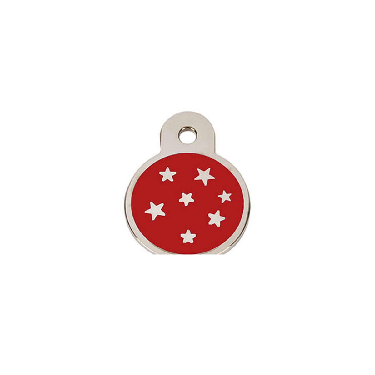 Targhetta per collana Imarc PetScribe Passion Rosso Argento