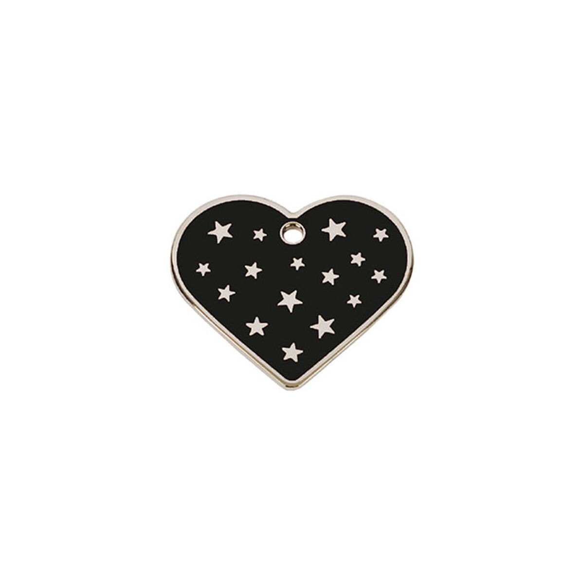 Targhetta per collana Imarc PetScribe Passion Nero Argento