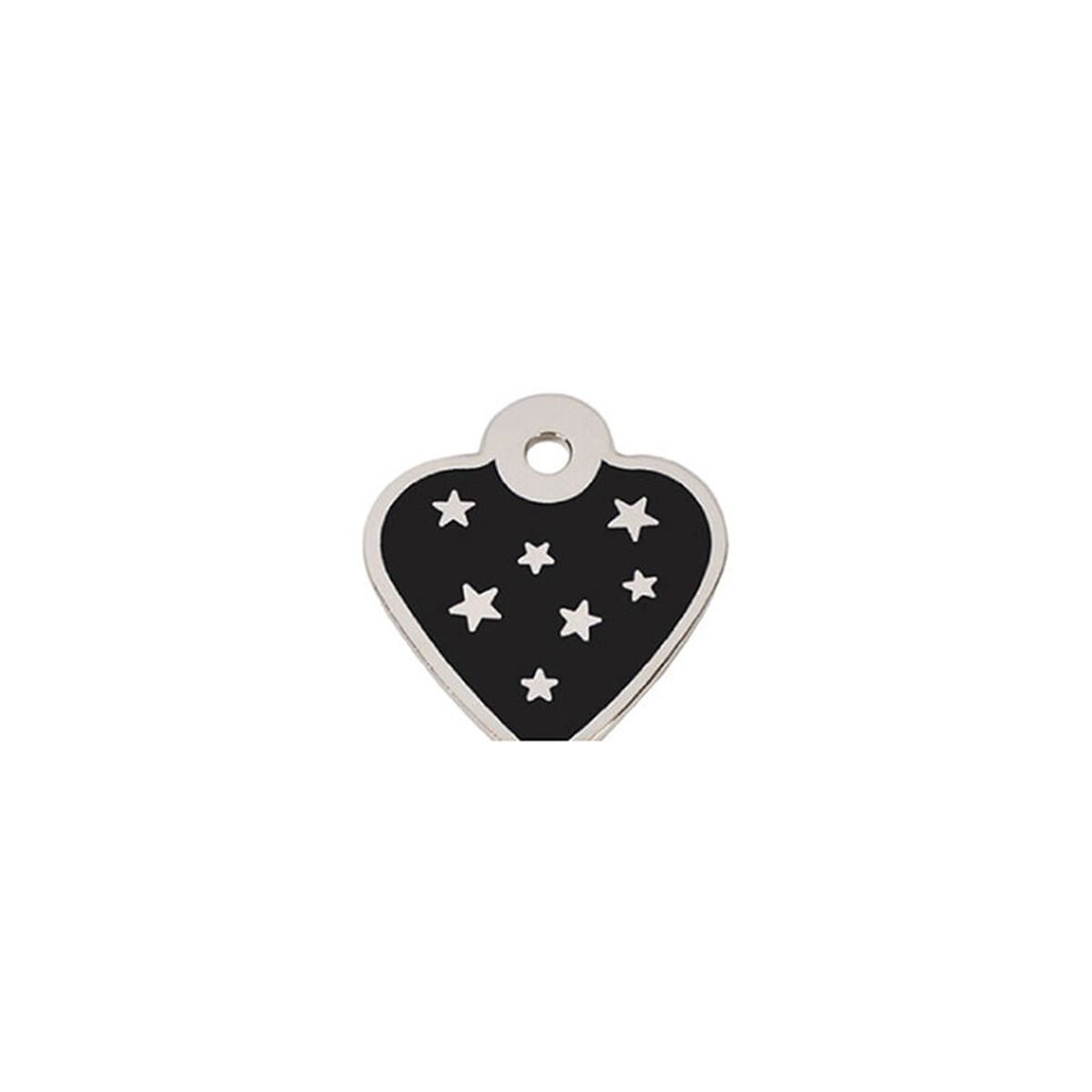 Targhetta per collana Imarc PetScribe Passion Nero Argento