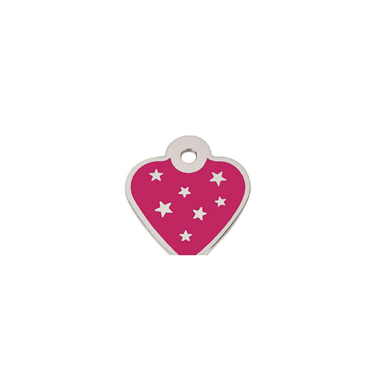 Targhetta per collana Imarc PetScribe Passion Rosa Argento