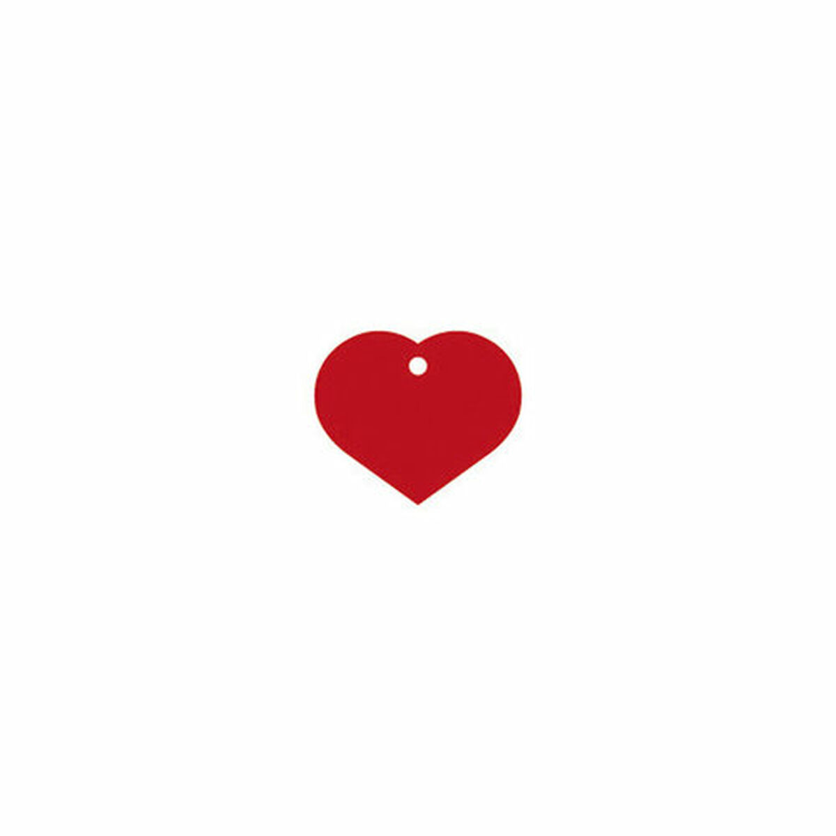 Targhetta per collana Imarc Heart Rosso - Immagine 2