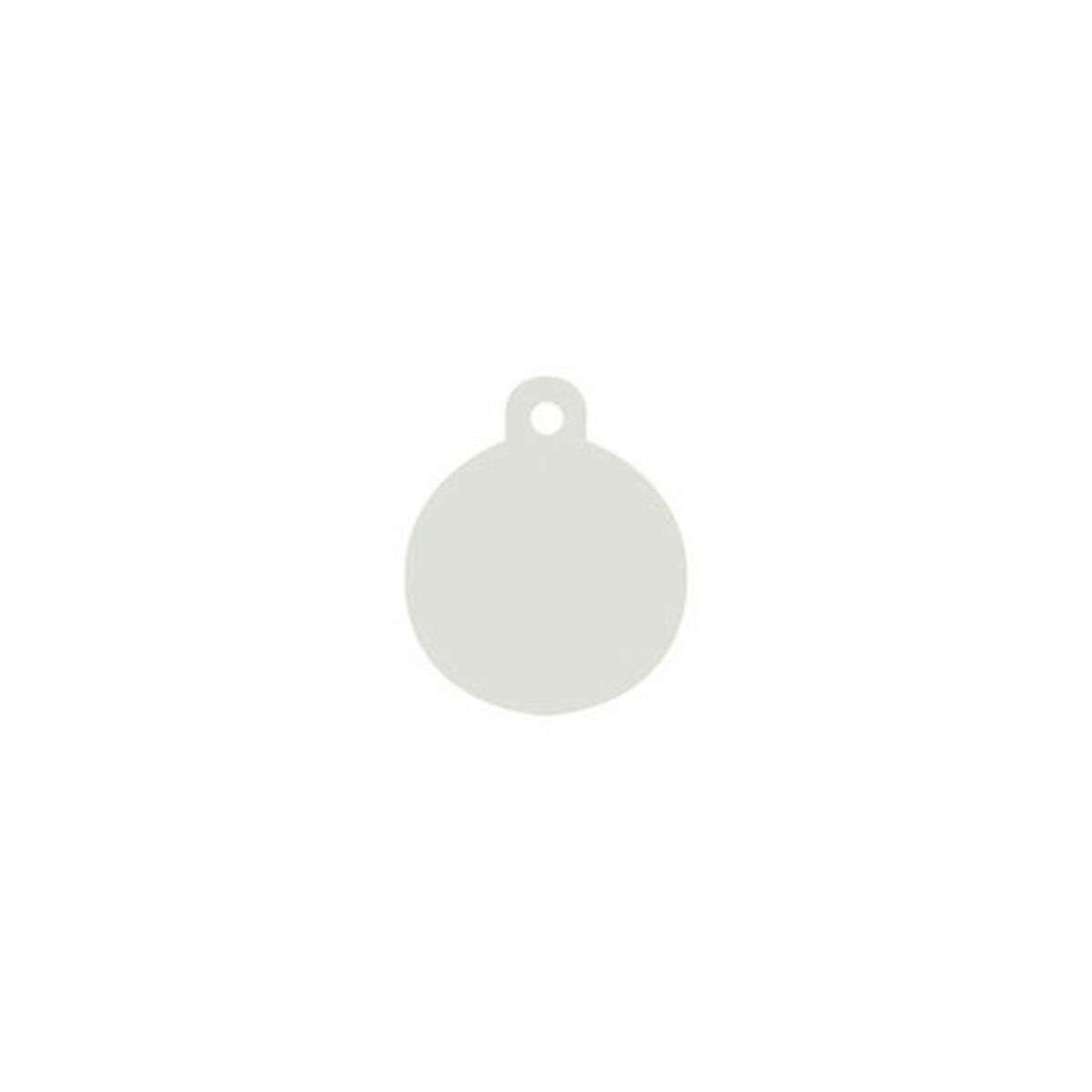 Targhetta per collana Imarc Circle Bianco - Immagine 2