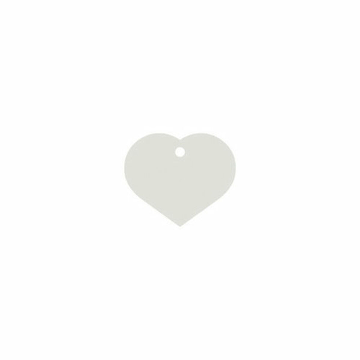 Targhetta per collana Imarc Heart Bianco - Immagine 2