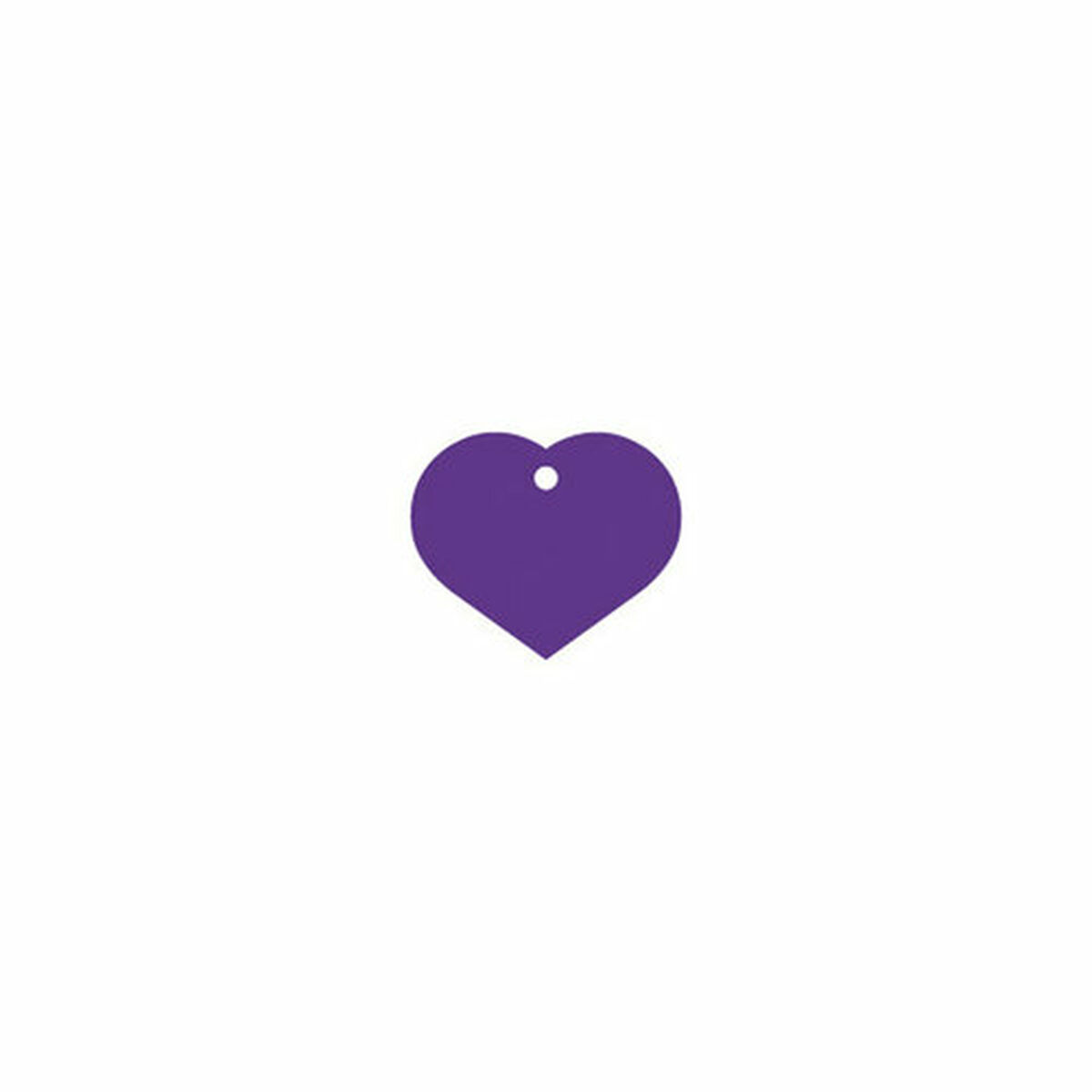 Targhetta per collana Imarc Heart Lilla - Immagine 2
