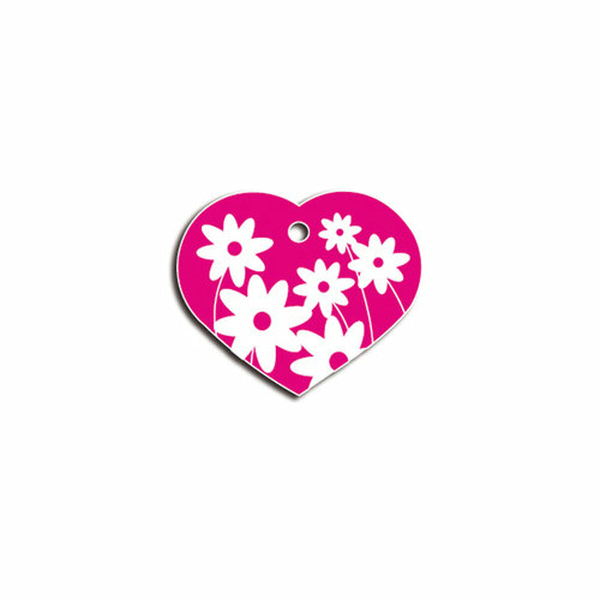 Targhetta per collana Imarc Heart Rosa - Immagine 2