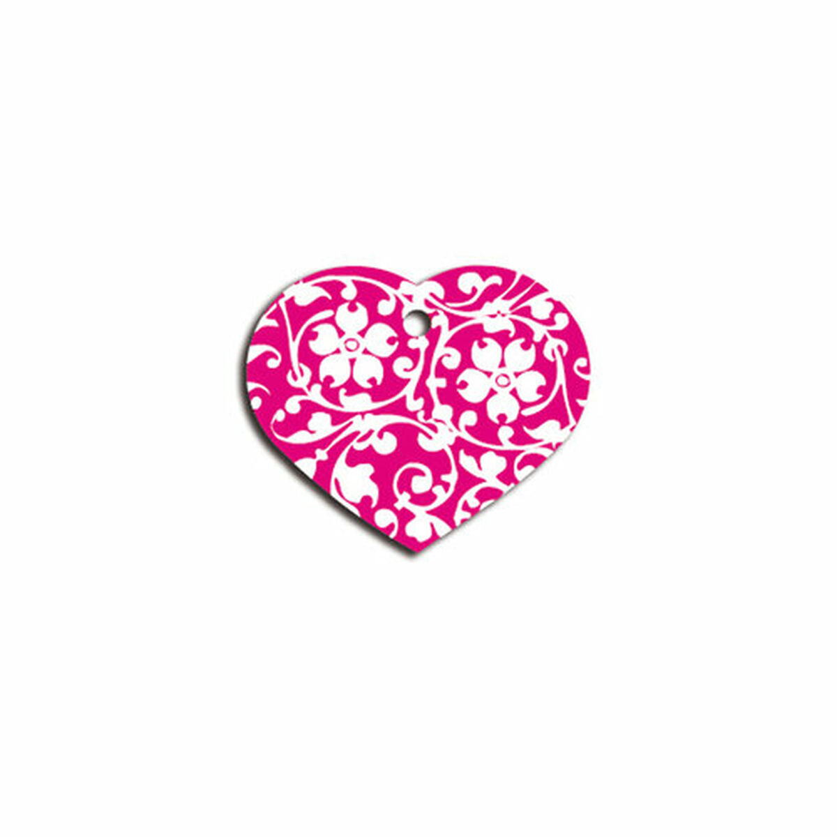 Targhetta per collana Imarc Heart Rosa - Immagine 2