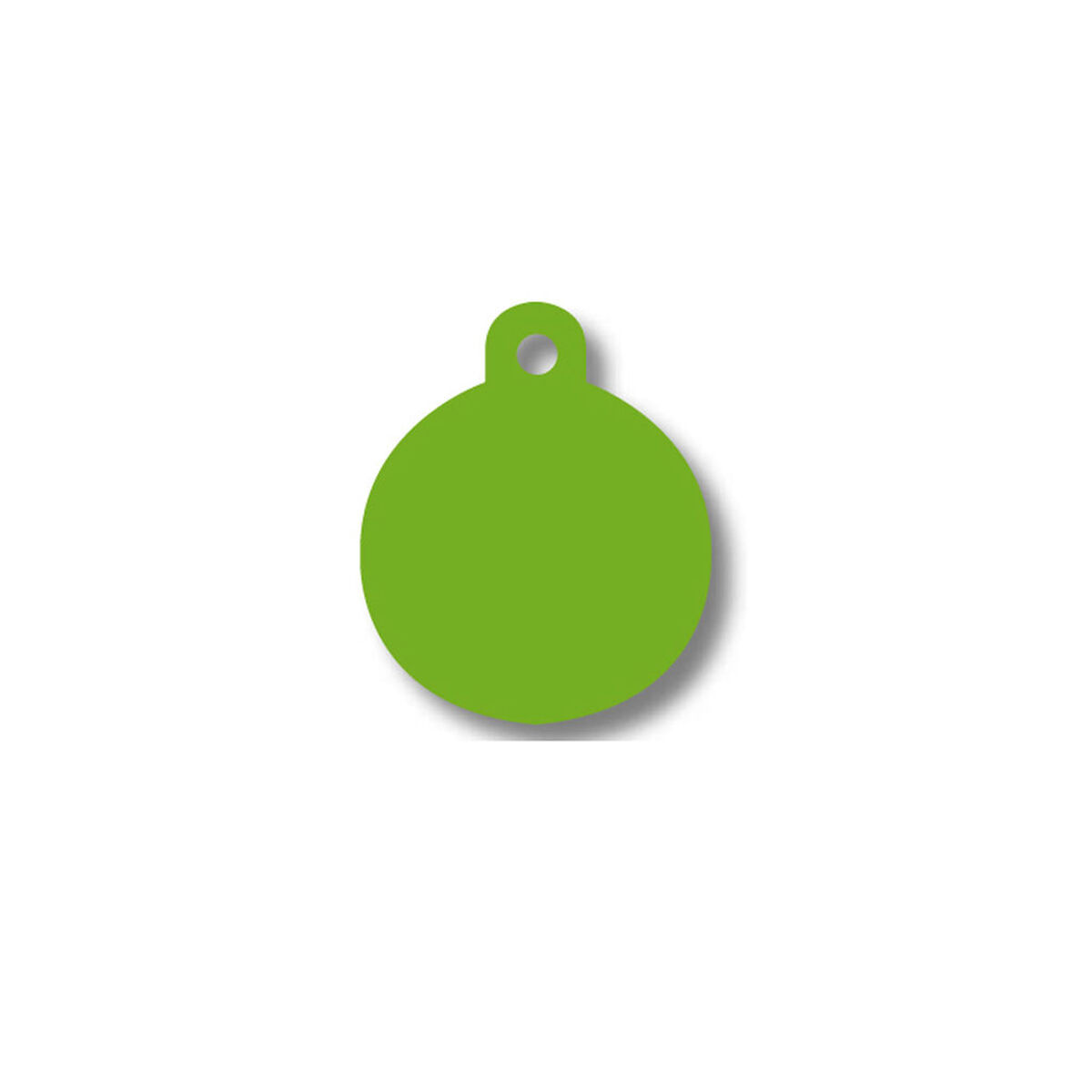 Targhetta per collana Imarc Circle Verde