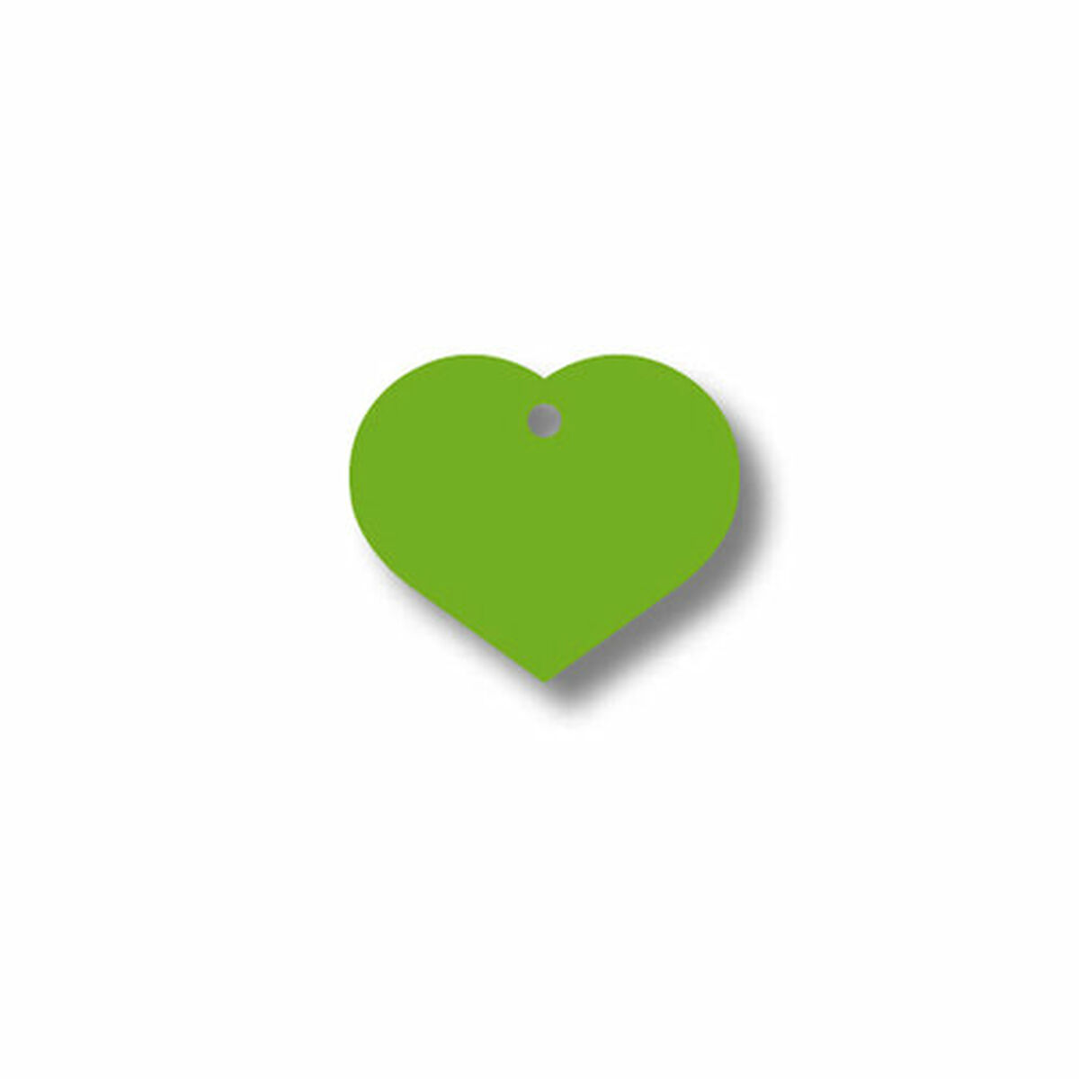 Targhetta per collana Imarc Heart Verde - Immagine 2