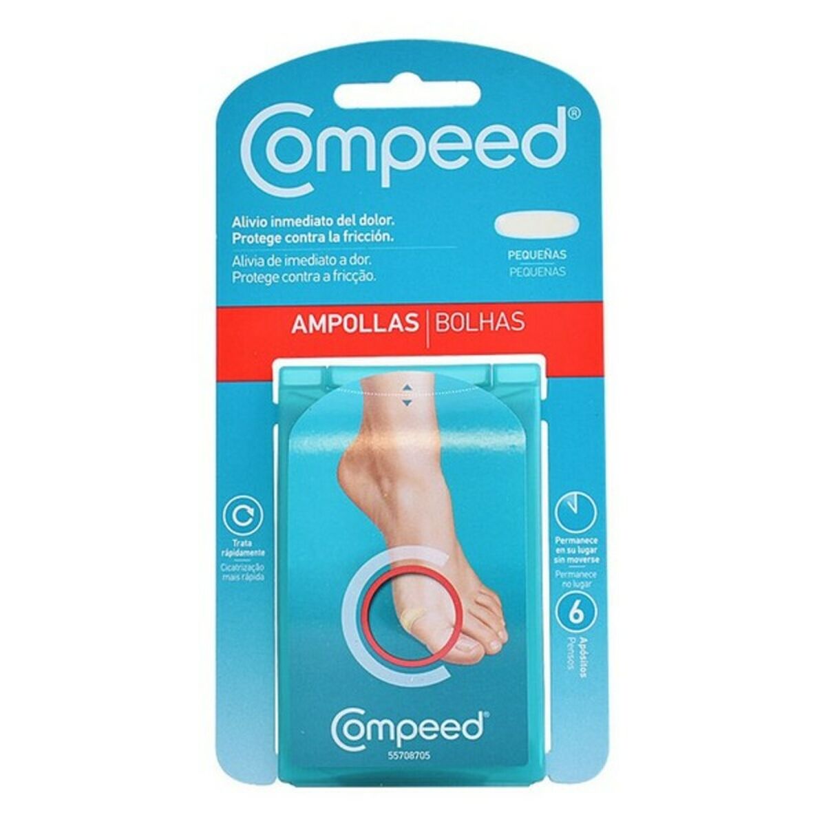 Elimina Calli per Piedi Compeed (6 uds)