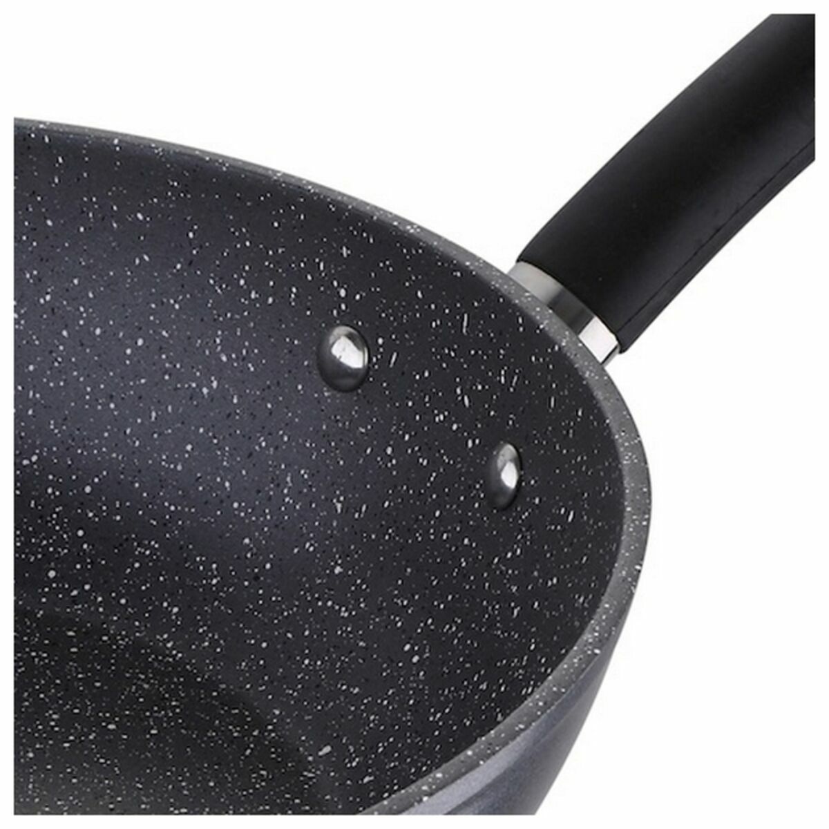 Padella Wok Masterpro Grigio Alluminio Alluminio Forgiato (Ø 28 cm) - Immagine 2