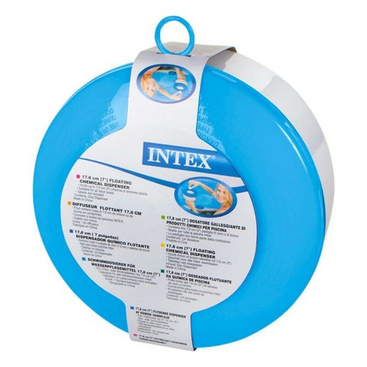 Distributore di Cloro Intex 29041         Galleggiante 17,8 x 17,8 cm   - Immagine 2
