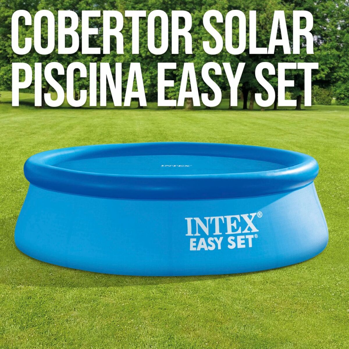 Copertura per piscina Intex 28010 Rotondo Solare Ø 244 cm - Immagine 3