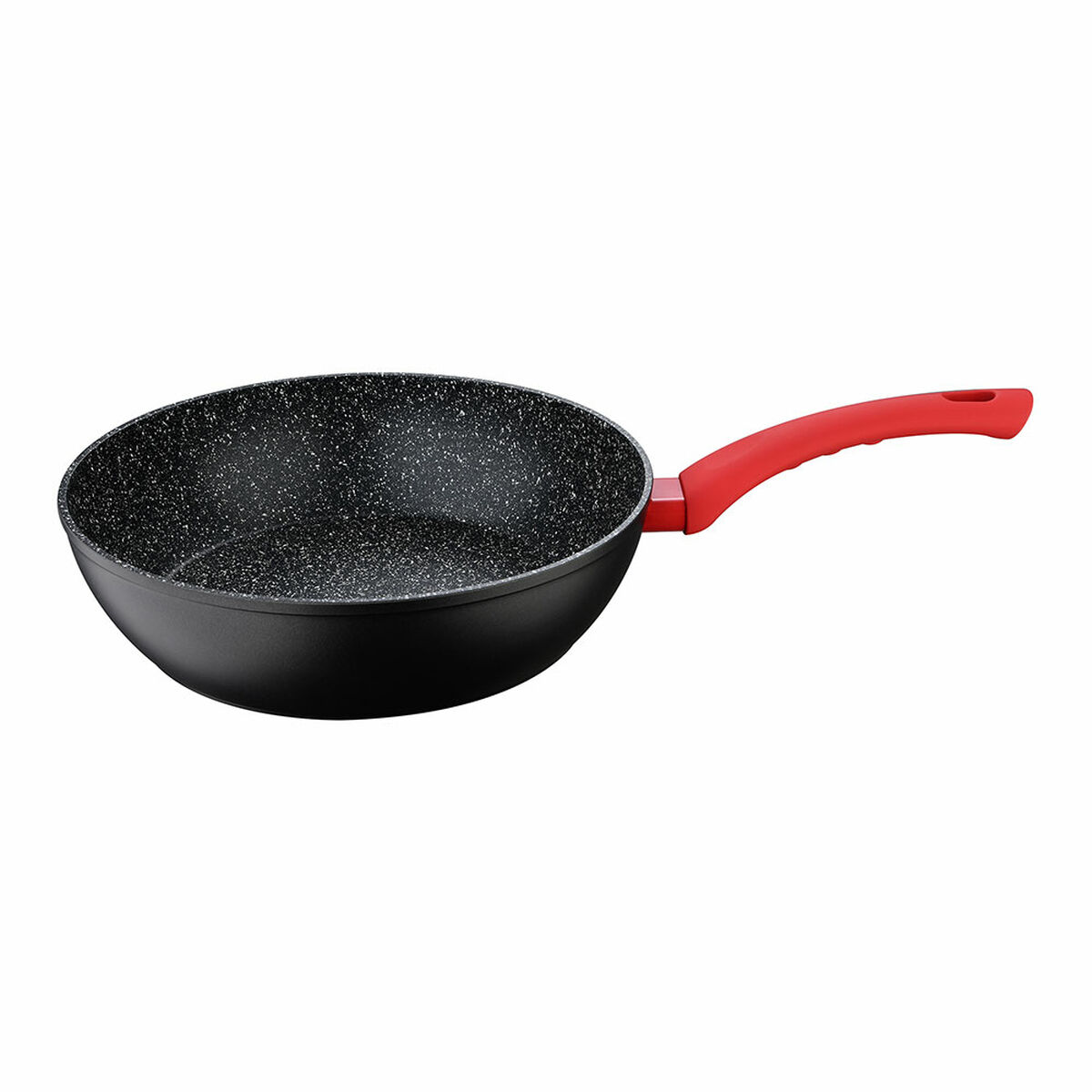 Padella Wok San Ignacio Toledo SG-6252 Ø 28 cm Nero Alluminio - Immagine 2