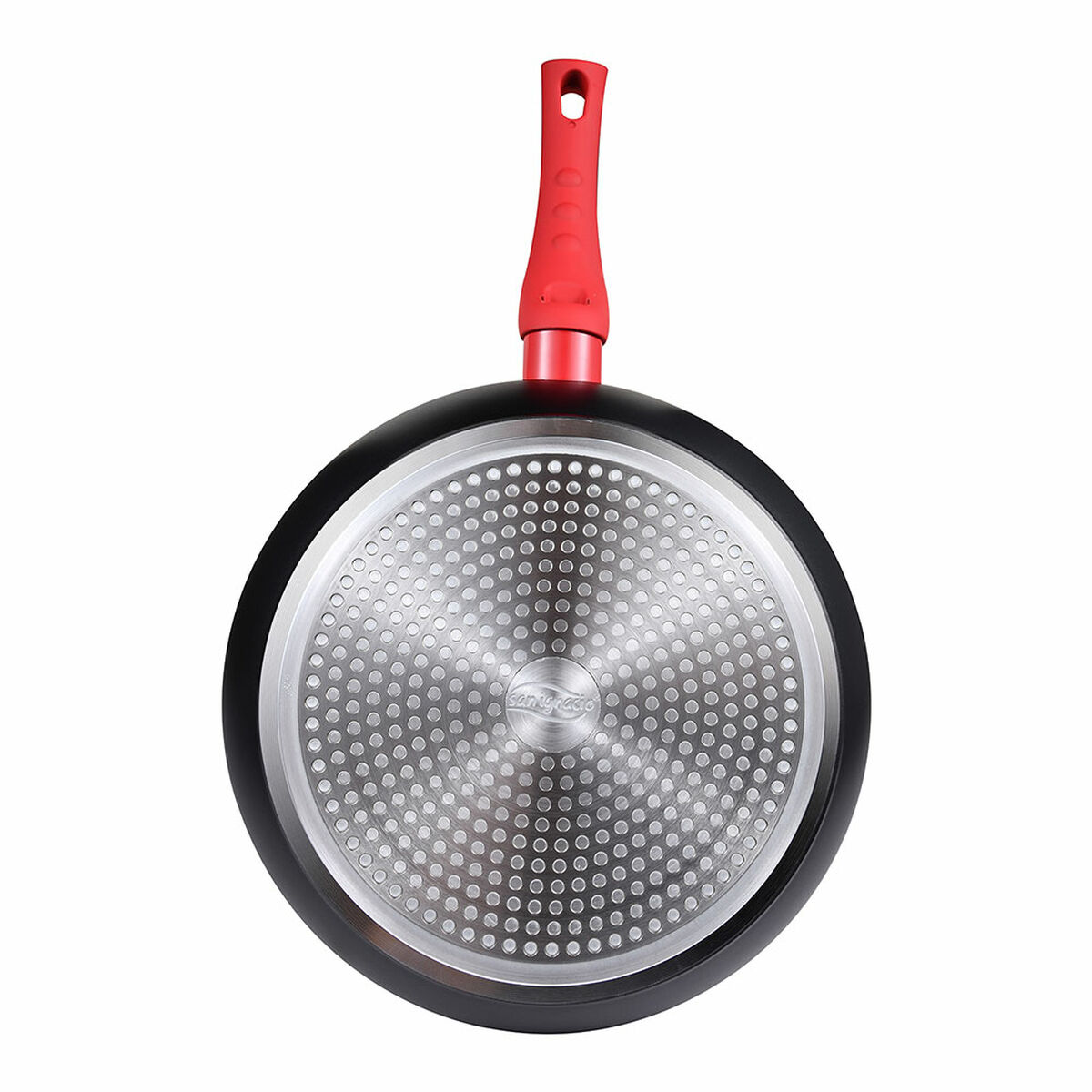 Padella Wok San Ignacio Toledo SG-6252 Ø 28 cm Nero Alluminio - Immagine 4