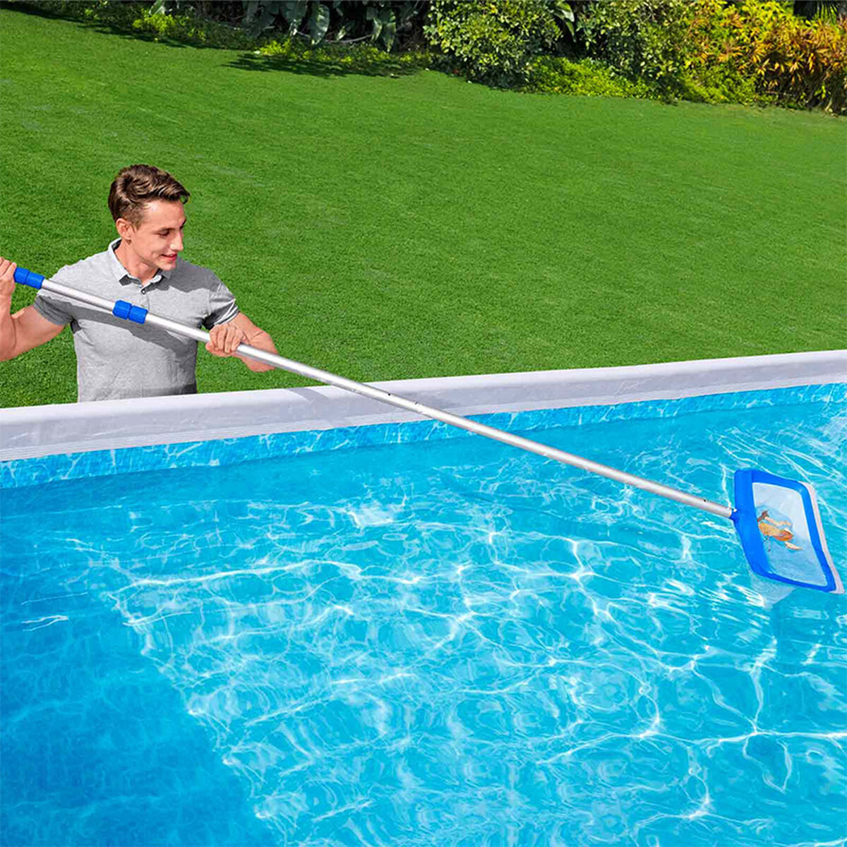 Bestway Telescopio Piscina in Alluminio 457 cm Retrattile Giardino 58702 - Immagine 3